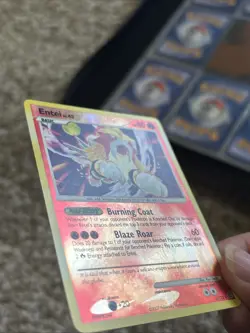 Pokemon Entei TCG LV.43 Holo Card 4/132 Secret Wonders Series - Image 3