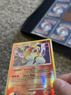 Pokemon Entei TCG LV.43 Holo Card 4/132 Secret Wonders Series - Image 4