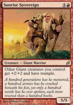 Sunrise Sovereign ~ Moderately Played Lorwyn MTG Magic UltimateMTG Red Card - Image 1