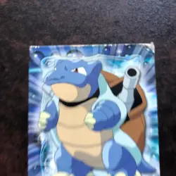 TOPPS POKEMON CARD BLASTOISE #09 UPPER EDGE WEAR - Image 2