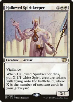 2x Hallowed Spiritkeeper Commander 2014 MP MTG - Image 1