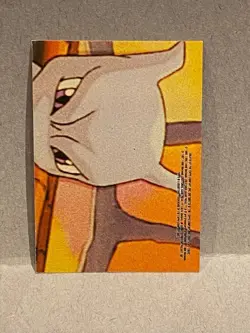 Topps 1999 Pokemon The Movie Sticker Series Card Meowth Blue Label Rare - Image 2