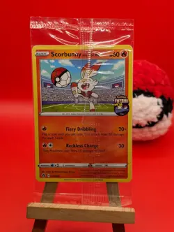 SEALED - Scorbunny On the Ball - Promo Card 004/005 Futsal Pokemon TCG - Image 2