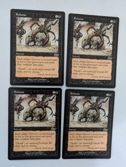 4 Exhume Urza's Saga MTG NM Free shipping with tracking - Image 1