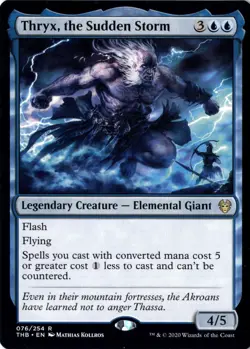 Thryx The Sudden Storm NM/M* Theros Beyond Death ENGLISH 076/254 mtg -UnltdCards - Image 1