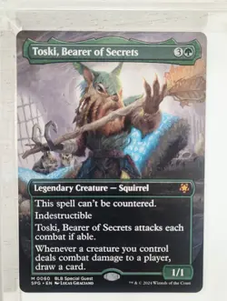 Toski, Bearer of Secrets (Borderless) Special Guests Regular NM M 0060 - Image 1