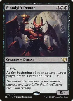 Bloodgift Demon Commander 2014 MP MTG - Image 1