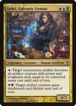2x Sydri, Galvanic Genius Commander 2013 MP MTG - Image 1
