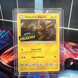 Pokemon TCG Detective Pikachu Stamped SM190 Black Star Promo Near Mint Holo Card - Image 1