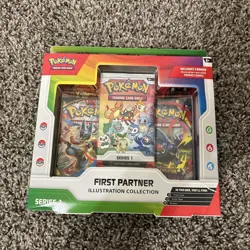 Pokemon TCG First Partner Illustration Collection Series 1 New Sealed box damage - Image 1