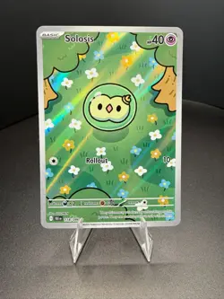 Pokemon TCG Solosis 118/086 SV: Black Bolt Illustration Rare Near Mint - Image 1