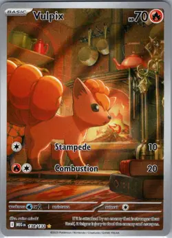 Vulpix 138/132 ME01: Mega Evolution - Pokemon Card - NM - Image 1