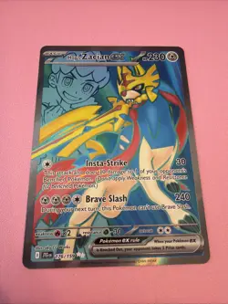 Pokemon Hop's Zacian EX Ultra Rare Full Art Holo Sv09 176/159 230 HP - Image 1