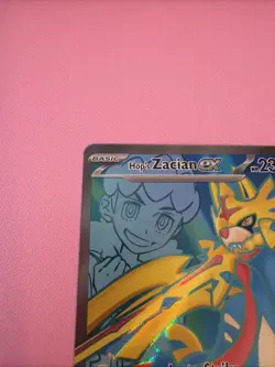 Pokemon Hop's Zacian EX Ultra Rare Full Art Holo Sv09 176/159 230 HP - Image 2