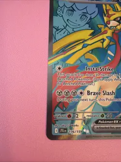 Pokemon Hop's Zacian EX Ultra Rare Full Art Holo Sv09 176/159 230 HP - Image 4