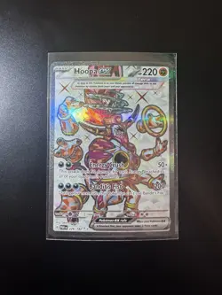 Pokemon TCG Hoopa ex 226/182 SV04 Paradox Rift Ultra Rare Full Art Holo Eng - Image 1