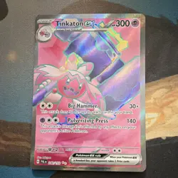 Pokemon TCG Tinkaton ex 240/193 Sv02: Paldea Evolved Ultra Rare Full Art - Image 1