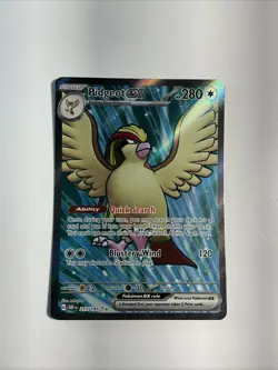 Pidgeot ex 217/197 Sv03: Obsidian Flames Holo Pokemon TCG Full Art Ultra Rare - Image 1