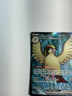 Pidgeot ex 217/197 Sv03: Obsidian Flames Holo Pokemon TCG Full Art Ultra Rare - Image 2