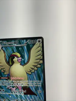 Pidgeot ex 217/197 Sv03: Obsidian Flames Holo Pokemon TCG Full Art Ultra Rare - Image 5