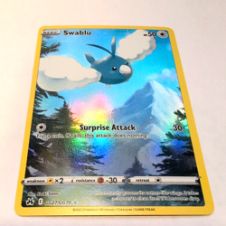Swablu GG27/GG70 Crown Zenith: Galarian Gallery Holo NM Pokemon TCG - Image 1