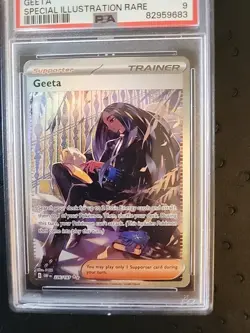 2023 Pokemon Obsidian Flames Geeta Special Illustration Rare #226 PSA 9 - Image 2