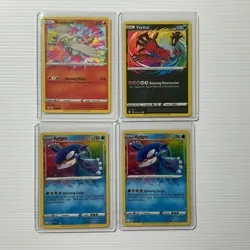 Pokemon TCG Yveltal Shining Fates 046/072 Holo Amazing Rare + Reshiram & Kyogre - Image 1