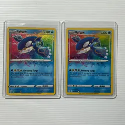 Pokemon TCG Yveltal Shining Fates 046/072 Holo Amazing Rare + Reshiram & Kyogre - Image 3