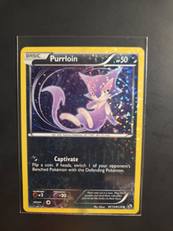 Purrloin RC13/RC25 - Reverse Holo- Legendary Treasures 2013 - Pokemon NM - Image 1