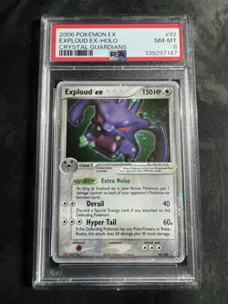 Pokemon Exploud ex EX Crystal Guardians Holo Ultra Rare #92 PSA 8 - Image 1