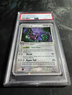 Pokemon Exploud ex EX Crystal Guardians Holo Ultra Rare #92 PSA 8 - Image 2