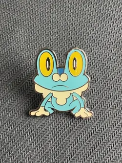 Pokemon TCG Froakie Enamel Pin Official Nintendo Collectible Badge - 2013 - Image 1