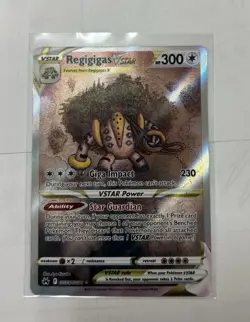 Pokemon Regigigas VSTAR Ultra Rare GG55/GG70 Crown Zenith Galarian Gallery Holo - Image 1
