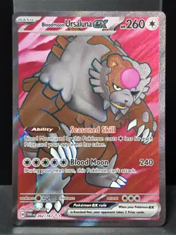 Pokemon Bloodmoon Ursaluna ex #202/167 Ultra Rare Holo Twilight Masquerade - Image 2