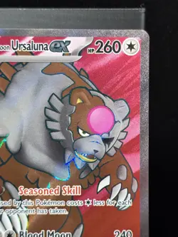 Pokemon Bloodmoon Ursaluna ex #202/167 Ultra Rare Holo Twilight Masquerade - Image 4