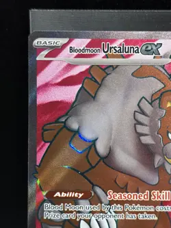 Pokemon Bloodmoon Ursaluna ex #202/167 Ultra Rare Holo Twilight Masquerade - Image 5