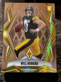 2025 Panini Phoenix - Rookies Will Howard #165 Bronze Hyper 2 /50 (RC) - Image 1