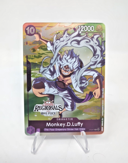 Monkey D. Luffy RARE REGIONALS TOURNAMENT PROMO ALT ART P-041 ONE PIECE TCG NM - Image 1
