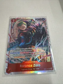 One Piece Roronoa Zoro EB04-007 SR ENGLISH OP15 - Image 1