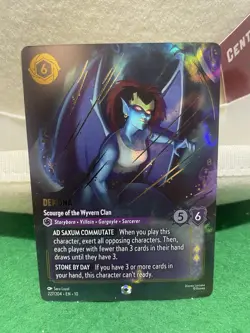Disney Lorcana Demona - Scourge of the Wyvern Clan (Enchanted) 227/204 - Image 1