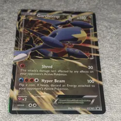 Pokemon Garchomp EX Black Star Promo Holo Dragon Card XY XY167 180 HP - Image 1