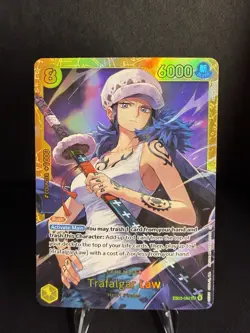 One Piece Trafalgar Law EB03-062 Holo Rush 6000 Power Card - Image 1