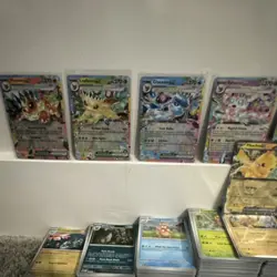 Pokemon TCG prismatic bulk lot 1800+ cards 38 poke balls 15 ex , holos - Image 2