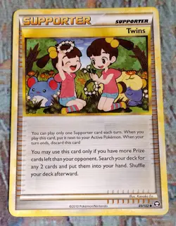Twins 89/102 UNCOMMON Triumphant 2010 Pokemon Card - Image 1
