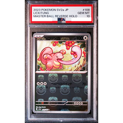 PSA 10 Lickitung 108/165 Master Ball Reverse Holo 151 Pokemon Card Japanese #A08 - Image 1