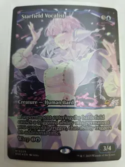 mtg, Starfield Vocalist - Showcase - Foil - english - MTG : EOE - NM - 0359 NM - Image 1