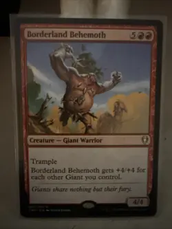 MTG Commander Anthology Volume II Borderland Behemoth 087/312 NM Rare - Image 1