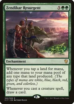 Zendikar Resurgent Commander 2017 MP MTG - Image 1