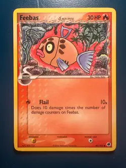 Feebas #49- Dragon Frontiers Pokemon Card - Image 1