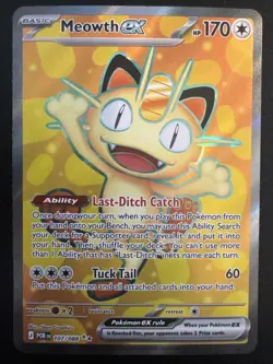 Meowth Ex - 107/088 - Ultra Rare - Perfect Order - Pokemon - NM - Image 1